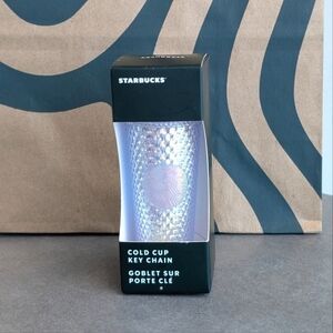Starbucks Cold Cup Key Chain - Iridescent